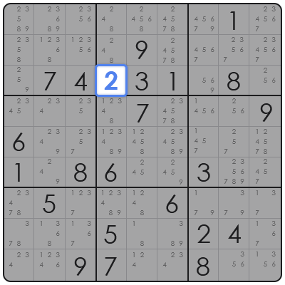 x wing sudoku